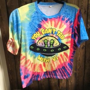You can’t trip with us alien shirt